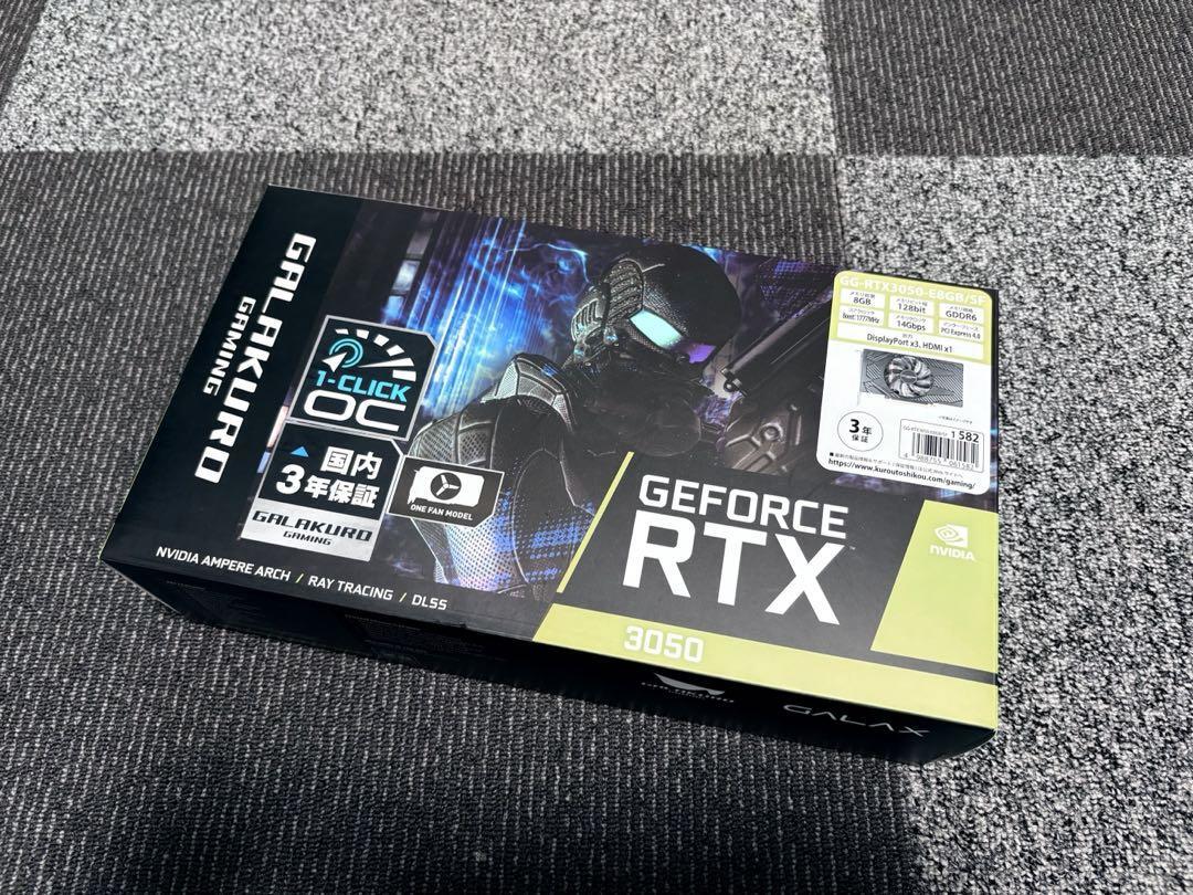 GALAKURO GALAX NVIDIA GeForce RTX 3050  8GB GDDR6