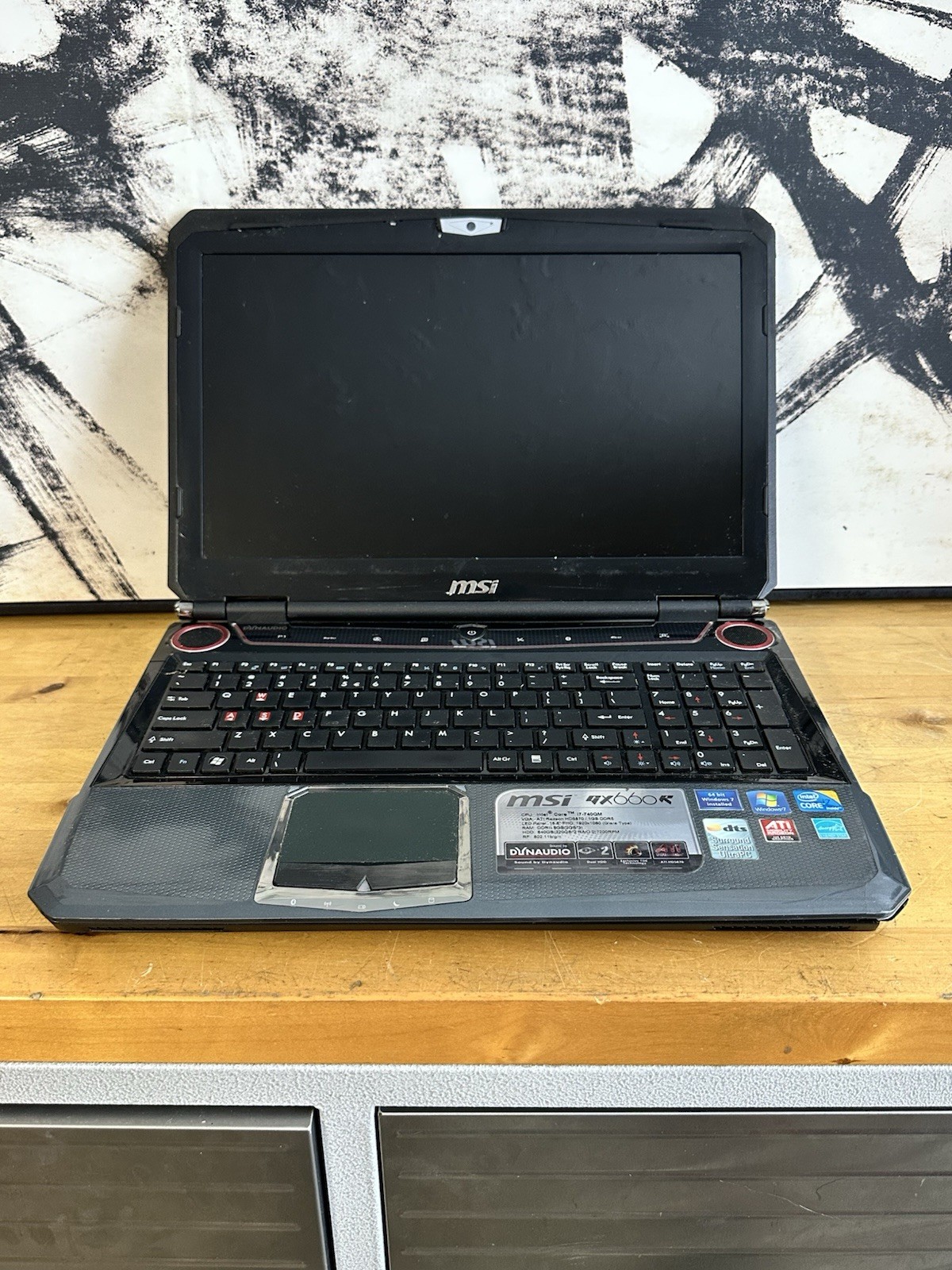 msi GX660R Gaming Laptop For Parts Or Repair Intel Core i7