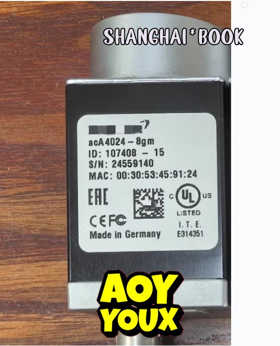  1PCS used working acA4024-8gm Via DHL or Fedex