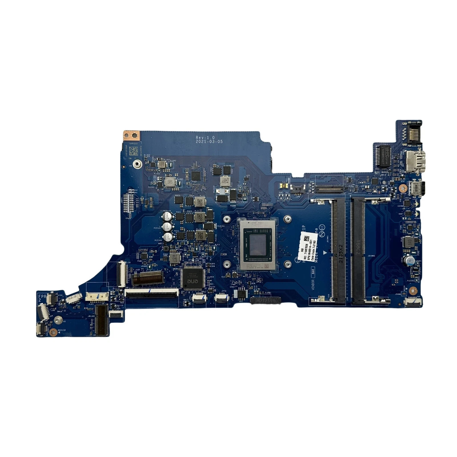 For HP Pavilion 255 G8 laptop motherboard R5-5500U DDR4 LA-L021P M49514-601