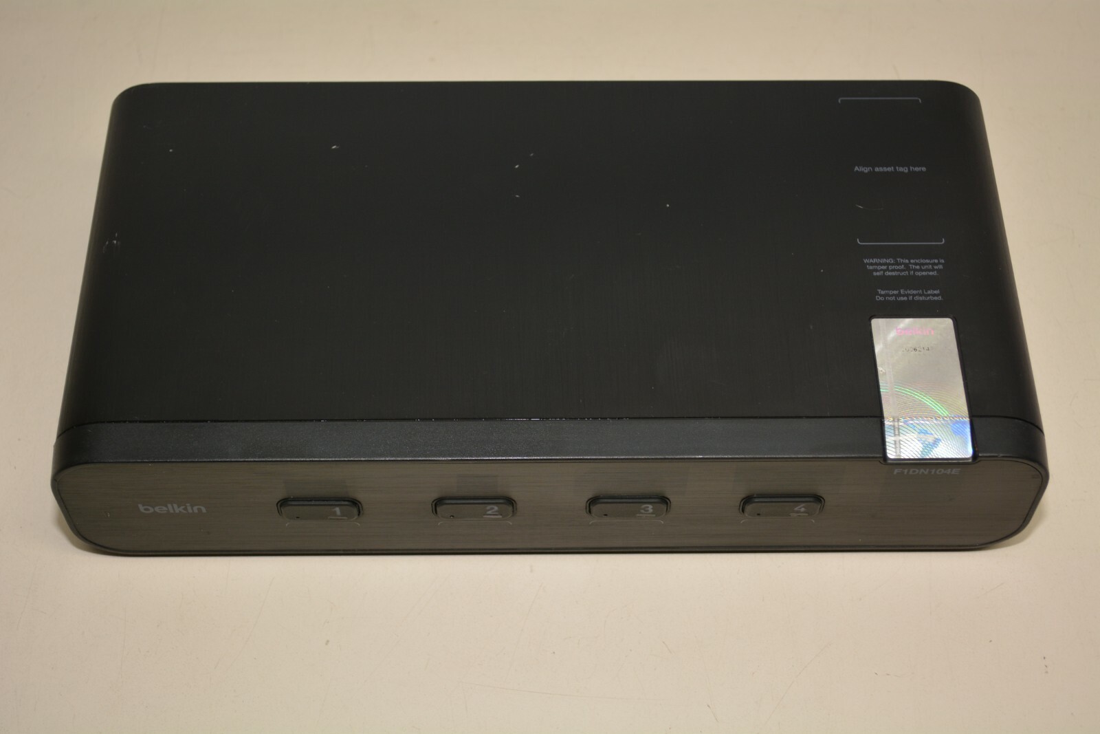 Belkin OmniView Secure 4-Port DVI-I KVM Switch F1DN104E #W635