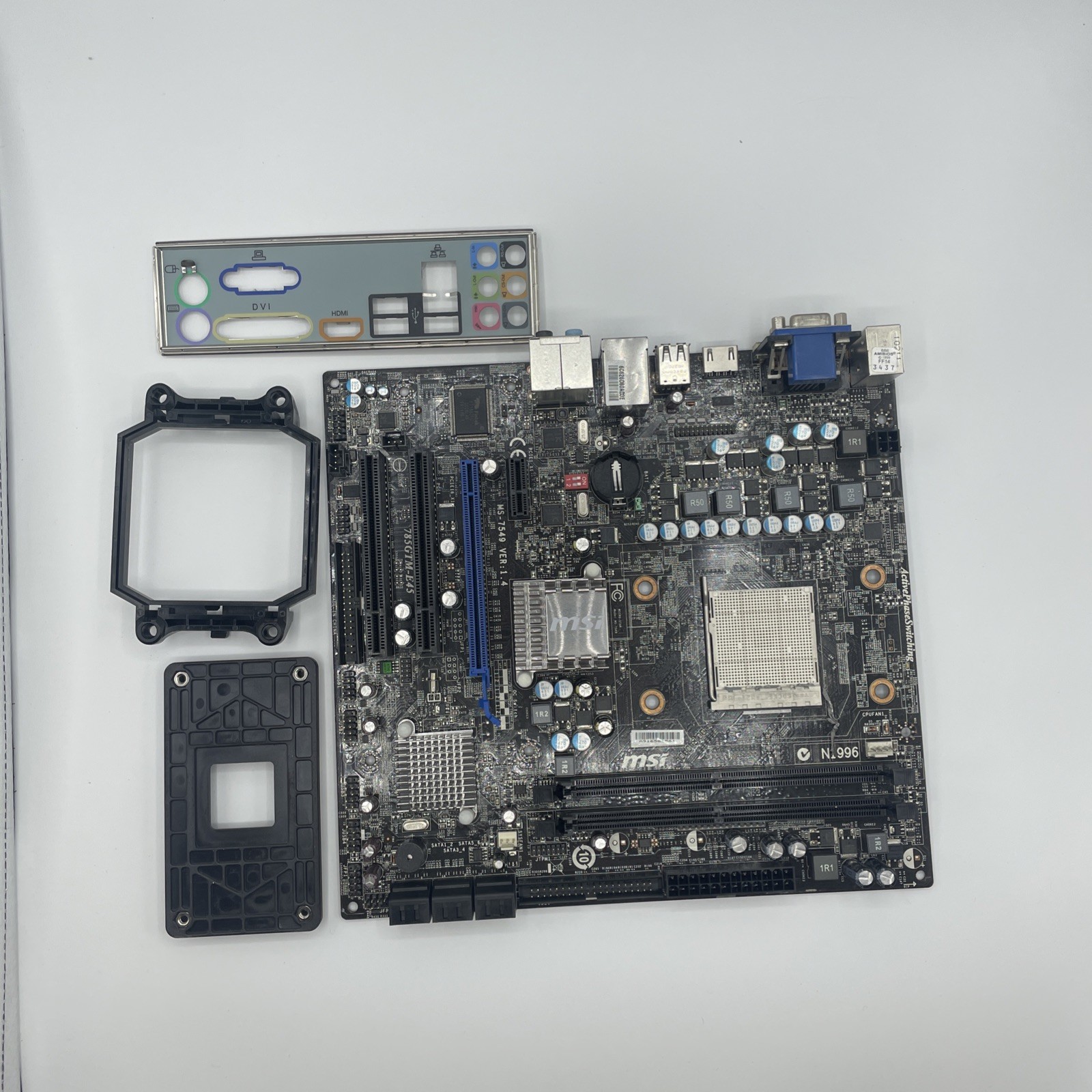 MSI MS-7549 785GTM-E45 AMD 785G Motherboard AM2+/AM2 DDR2 tested Wr12126M
