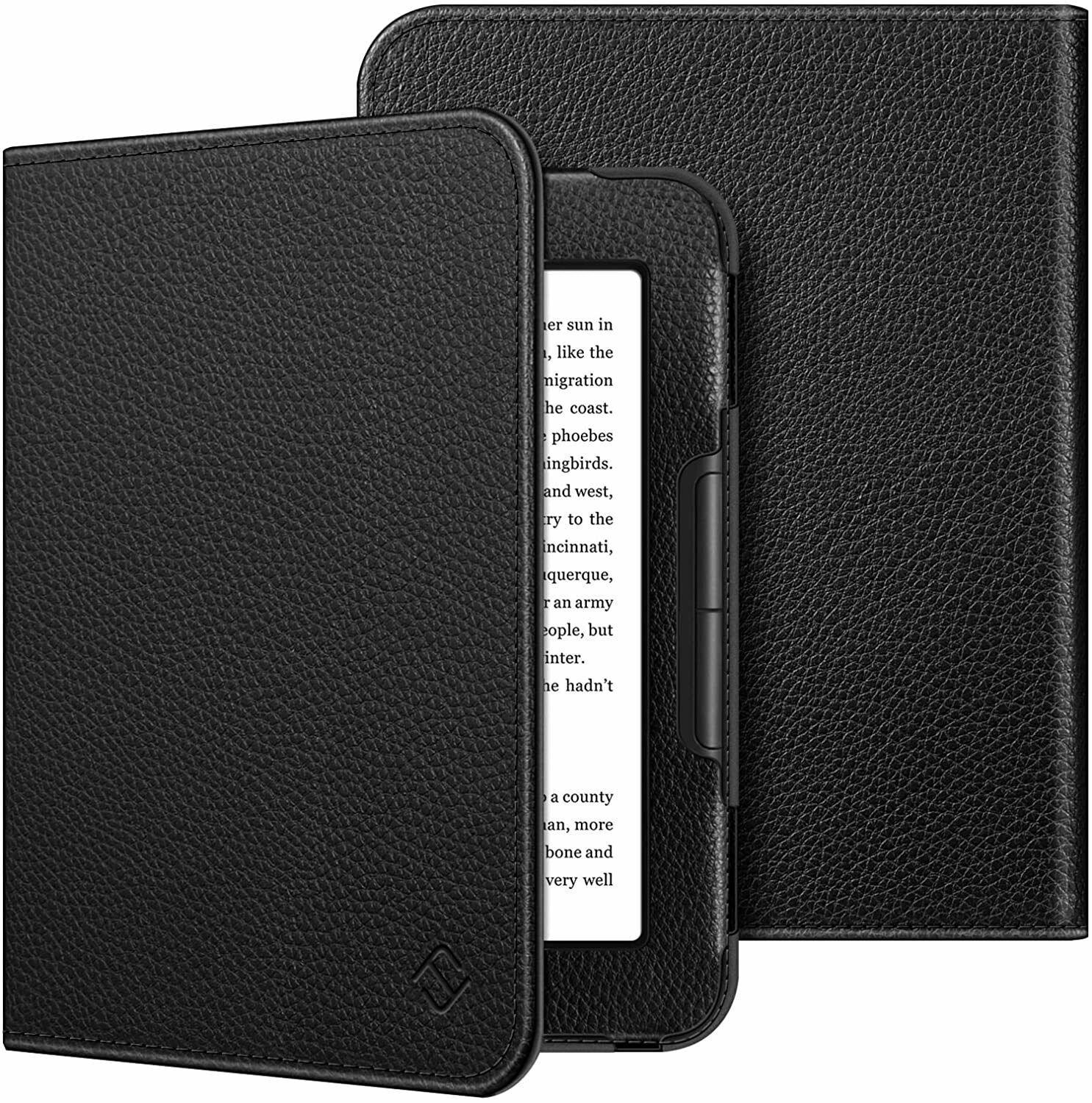 Case for Nook GlowLight 4 2021/GlowLight 4e 2022 Vegan Leather Folio Cover