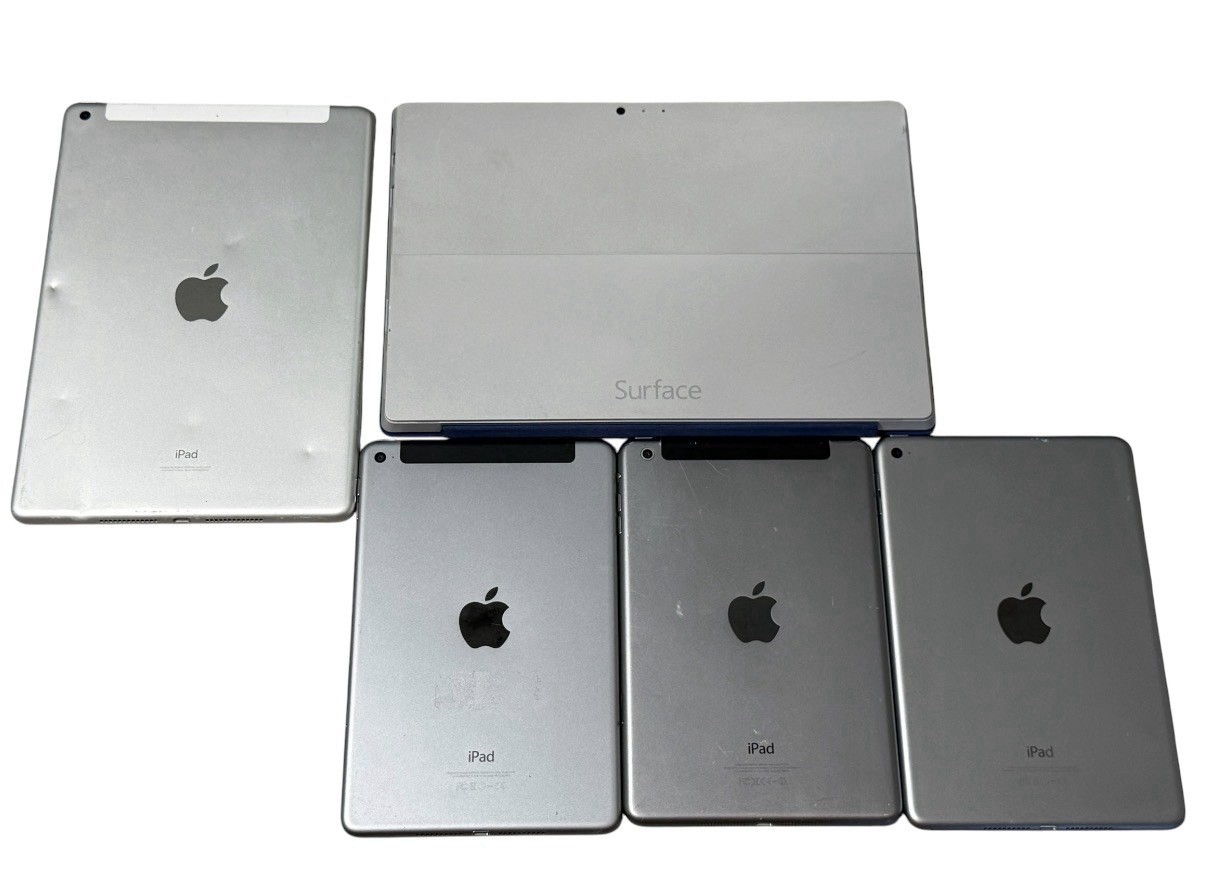 Apple iPad LOT OF 4 & 1 SURFACE PRO 3 AS-IS FOR PARTS REPAIR UNTESTED ‼️‼️