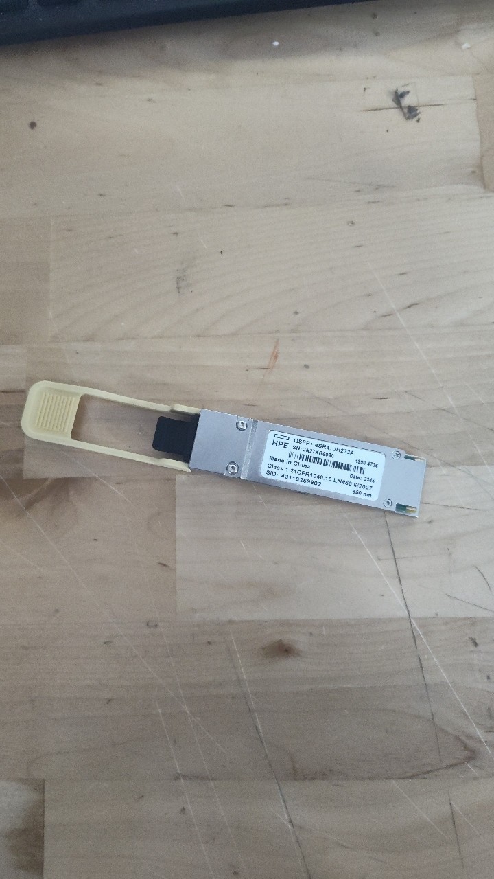 HPE JH233A X142 40G QSFP MPO ER4 Transceiver Module Genuine HPE Aruba  S G2U