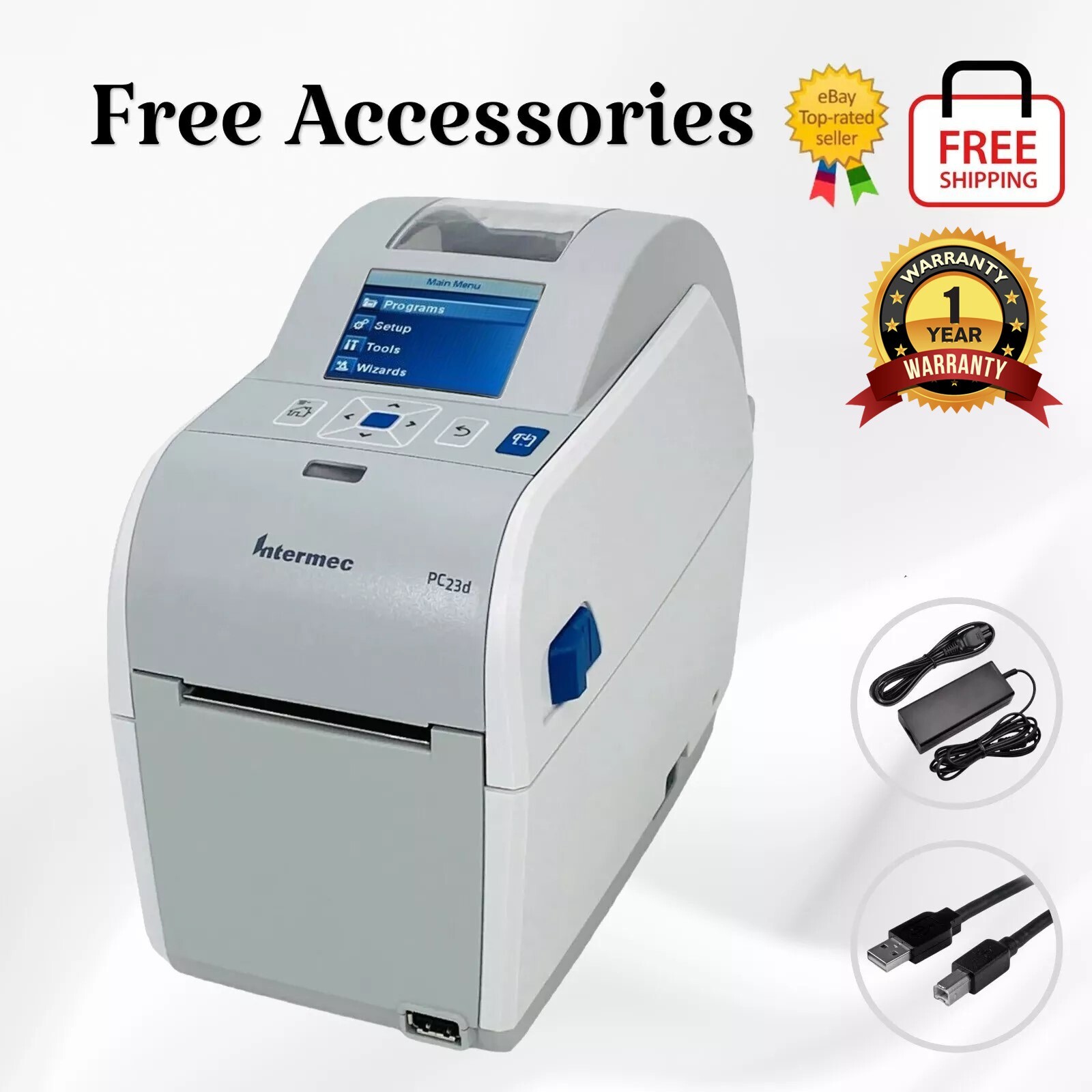 Refurbished INTERMEC PC23d Desktop Direct Thermal Label Printer USB 1YR WARRANTY