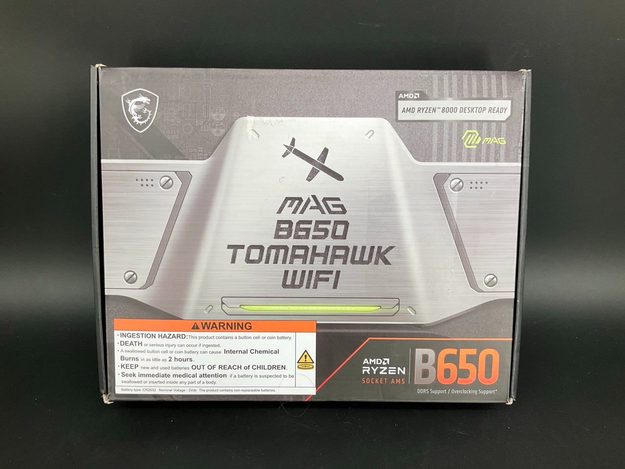 MSI MAG B650 Tomahawk Socket LGA1718 DDR5 WiFi6E USB3.2 MotherBoard B650TOMAHAWK