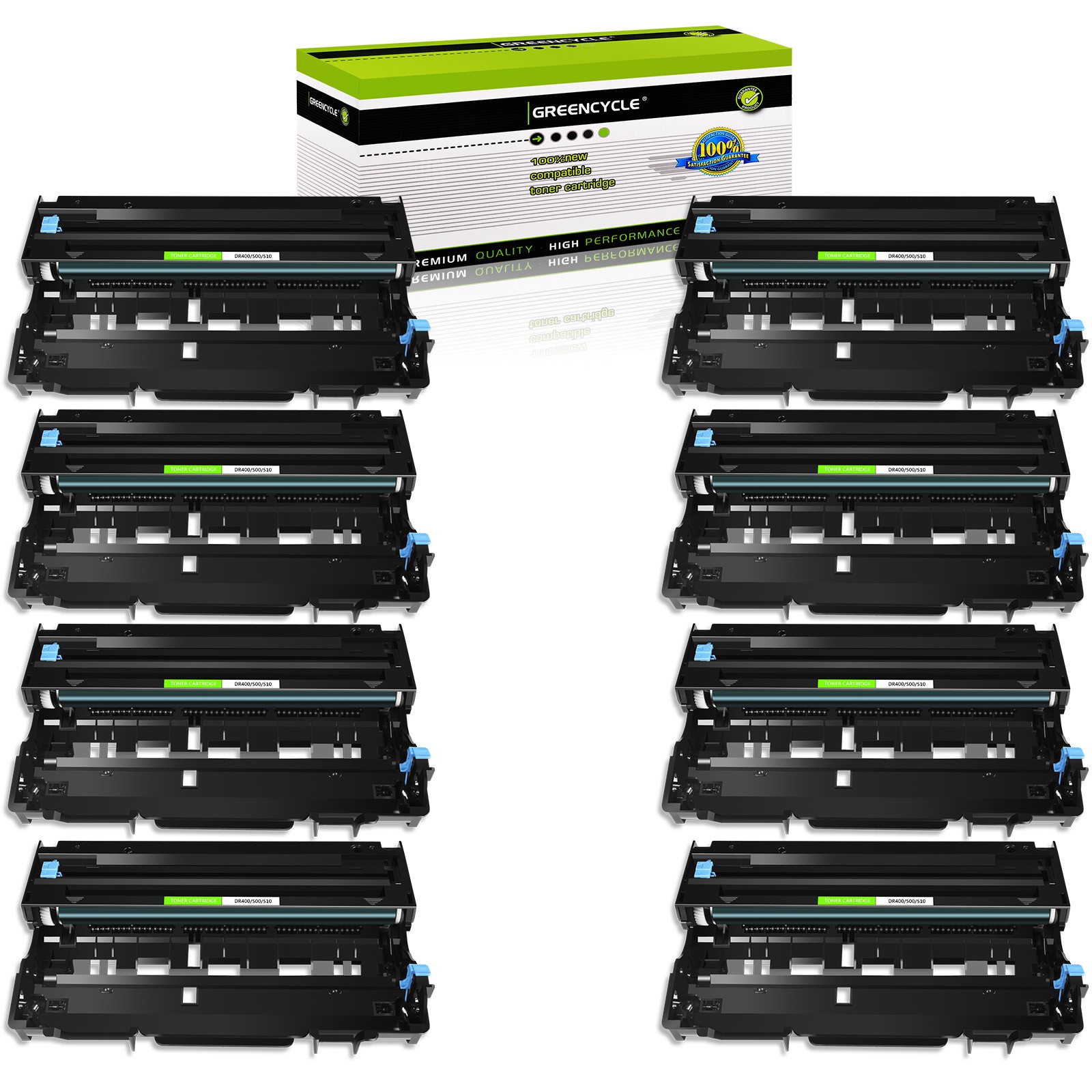 8PK Drum Unit Fits Brother DR-400 MFC-9800 MFC-9850 MFC-9870 MFC-8600 FAX-8750p