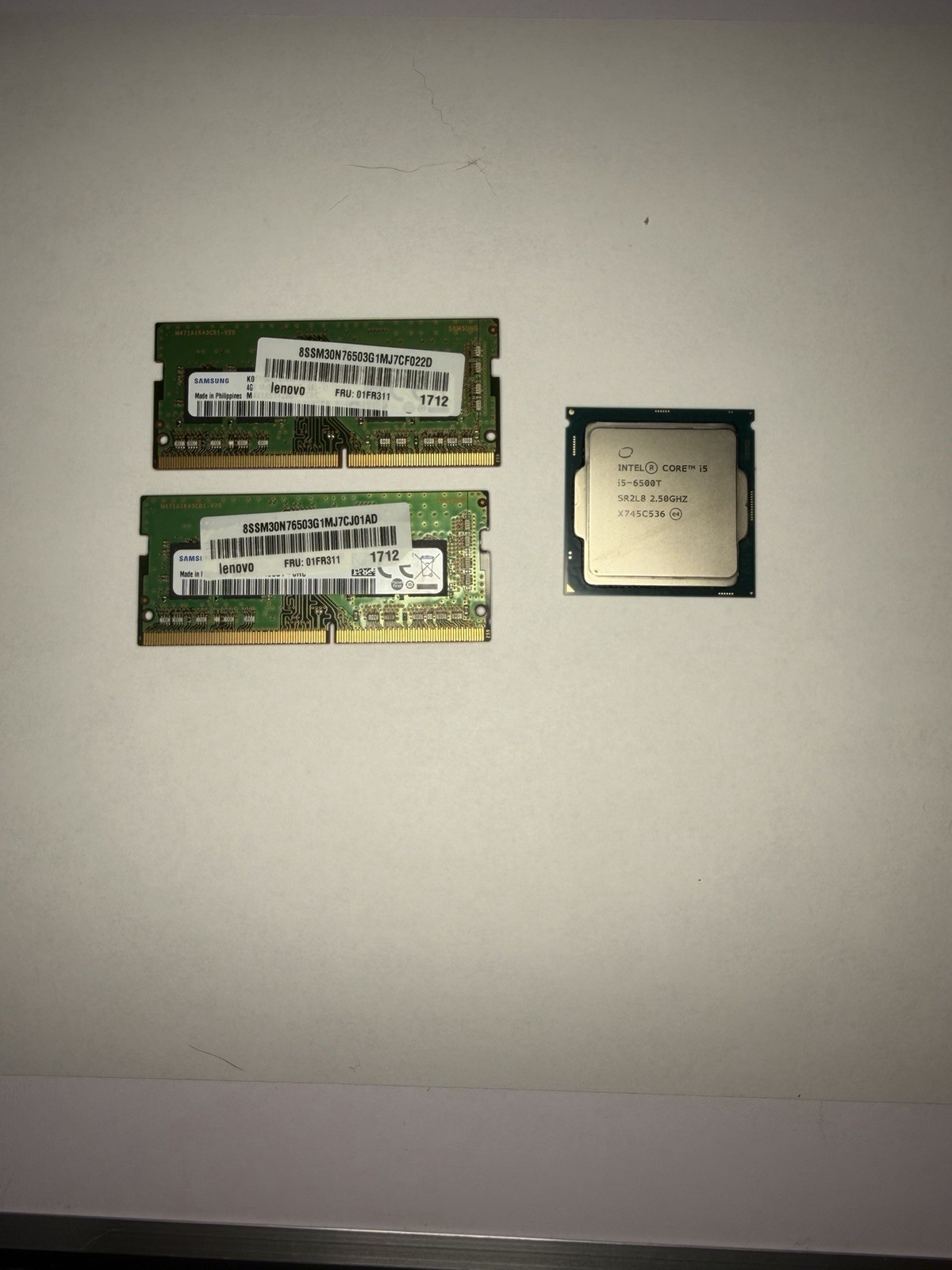 2x 4GB 2400T SO-DIMM DDR4 RAM - Plus Intel I5-6500T