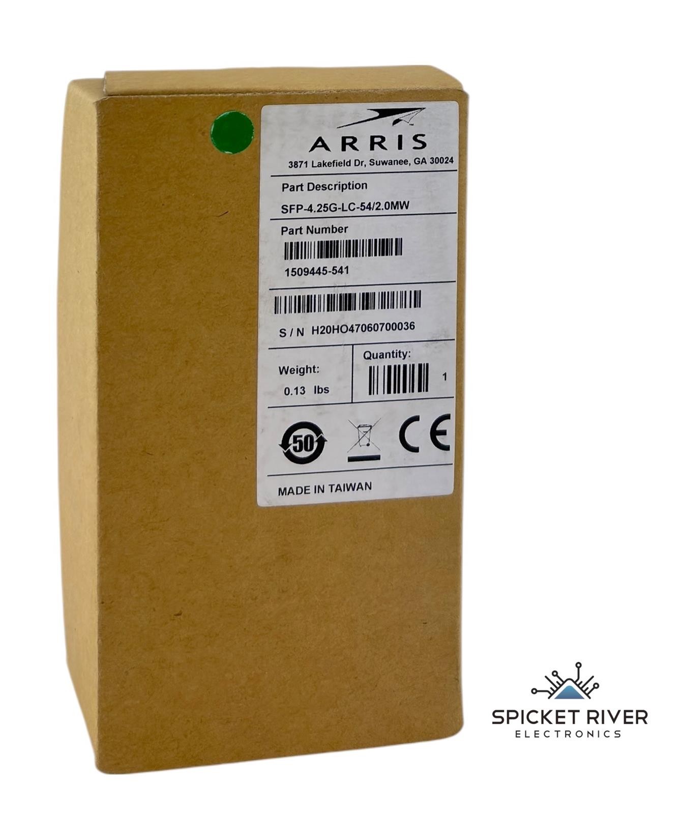 NEW - Open Box - Arris SFP-4.25G-LC-54/2.0MW Fiber Transceiver 1509445-541