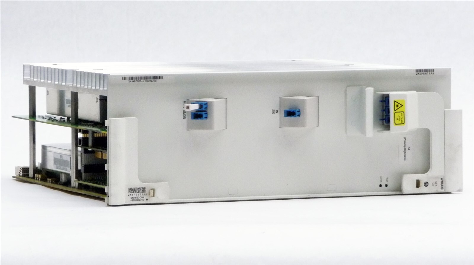 ALCATEL-LUCENT LAMBDAXTREME 1625 LIGHTWAVE WWAA39 S1:5 OPTICAL AMPLIFIER PREAMP