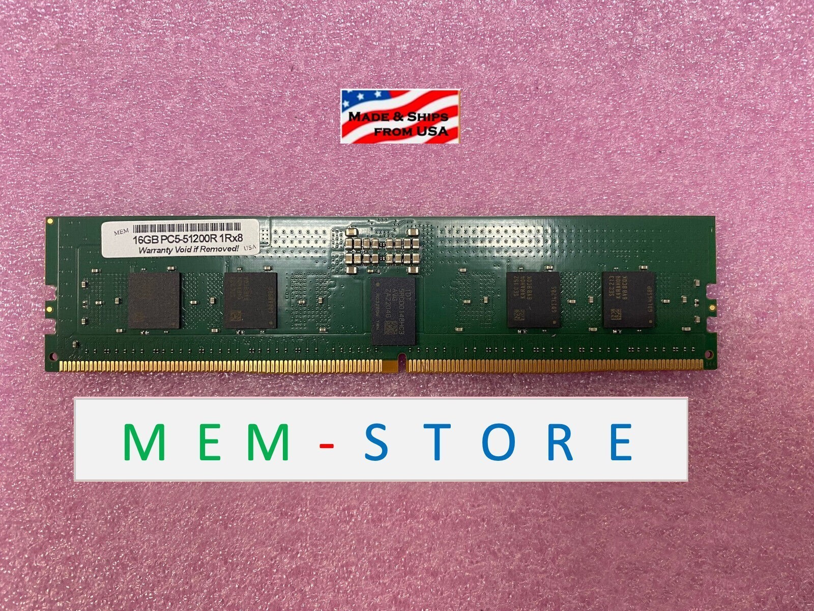 16GB PC5-6400 RDIMM DDR5 RAM Compatible for Gigabyte MZ33-AR0 MZ33-CP0 MZ73-LM0