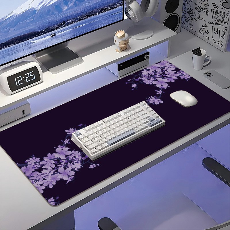 Large Extended Mouse Pad for Gaming, Featuring a Non-Slip Rubber Base, Suitabl