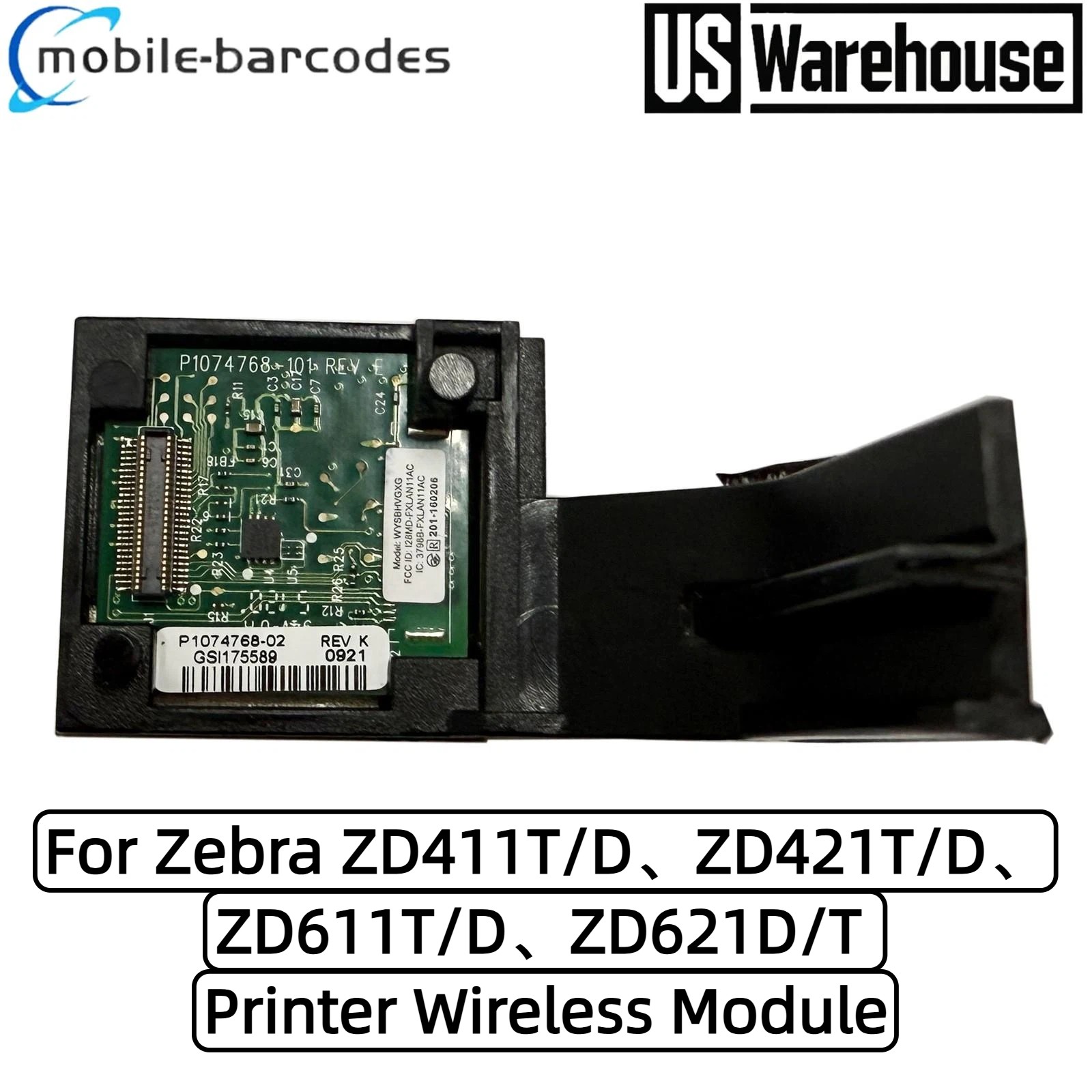 P1112640-017A Wireless 802.11ac WiFi Bluetooth Module for Zebra ZD421T ZD621D ⭐⭐