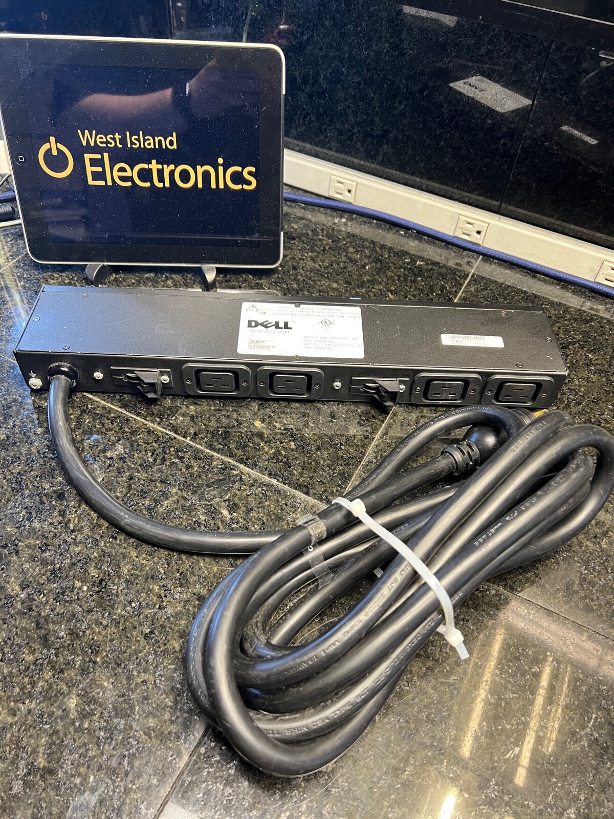 Dell AP6031 24/30A Power Distribution Unit 200-240VAC 24A 4x C19 5T439 PDU