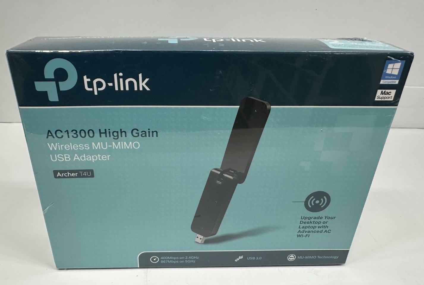 TP-Link AC1300 Wireless USB Adapter Archer T4U - New Sealed in Box