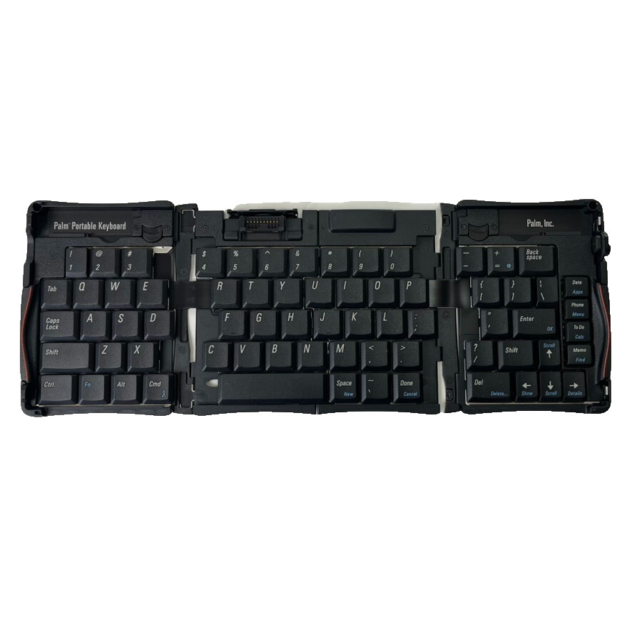OEM Palm Portable Foldable Keyboard Model 3C10439 w/ Original Padded Case