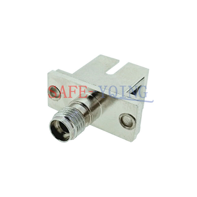 SMA Female-SC Female Hybrid Adapter Flange Coupling NEW Optical Fiber Connector 