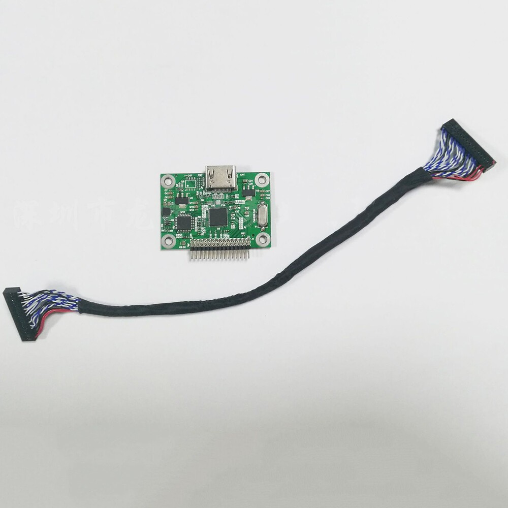 LVDS to HDMI Signal Adapter Converter Board S.LH1080P.AUDIO.V20 + Cable 2ch 8bit