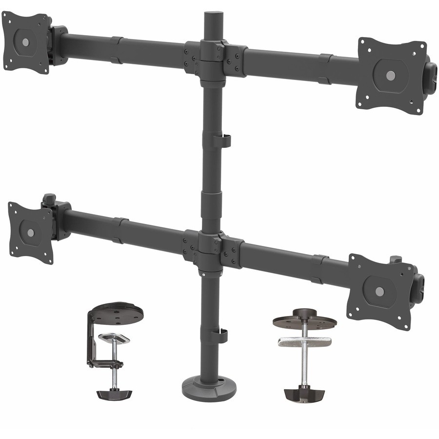 StarTech Desk Mount Quad Monitor Arm, 4 VESA Displays up to 27" (17.6lb/8kg),