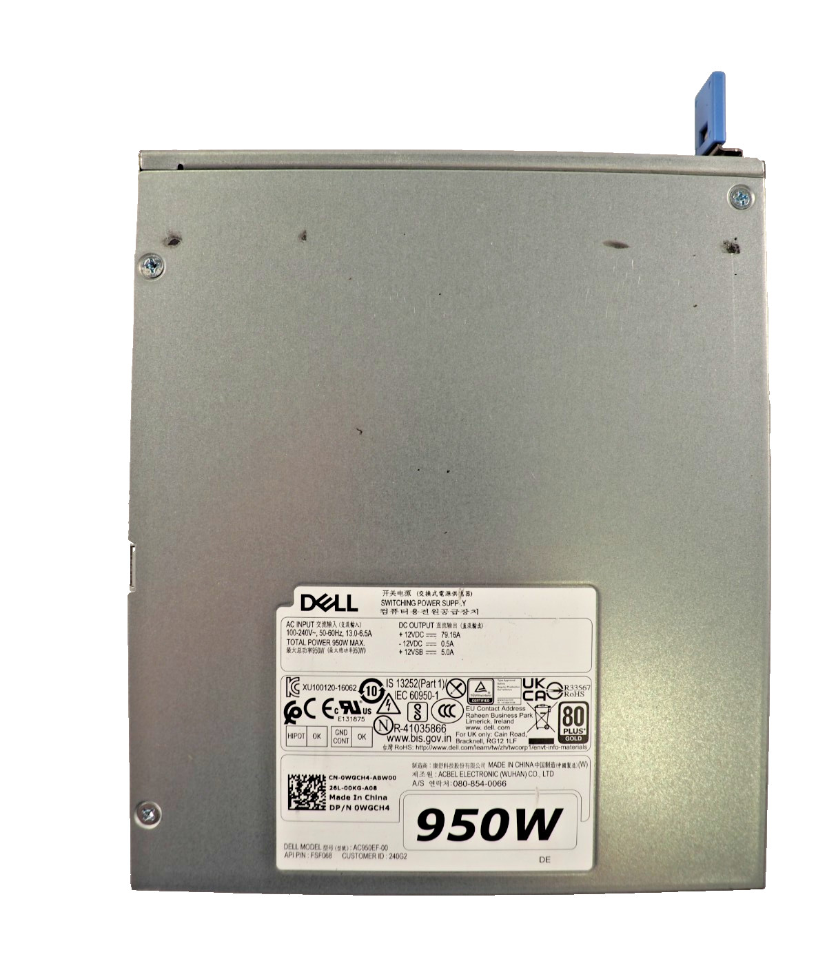 Dell CXV28 950W Switching Power Supply For Precision Tower