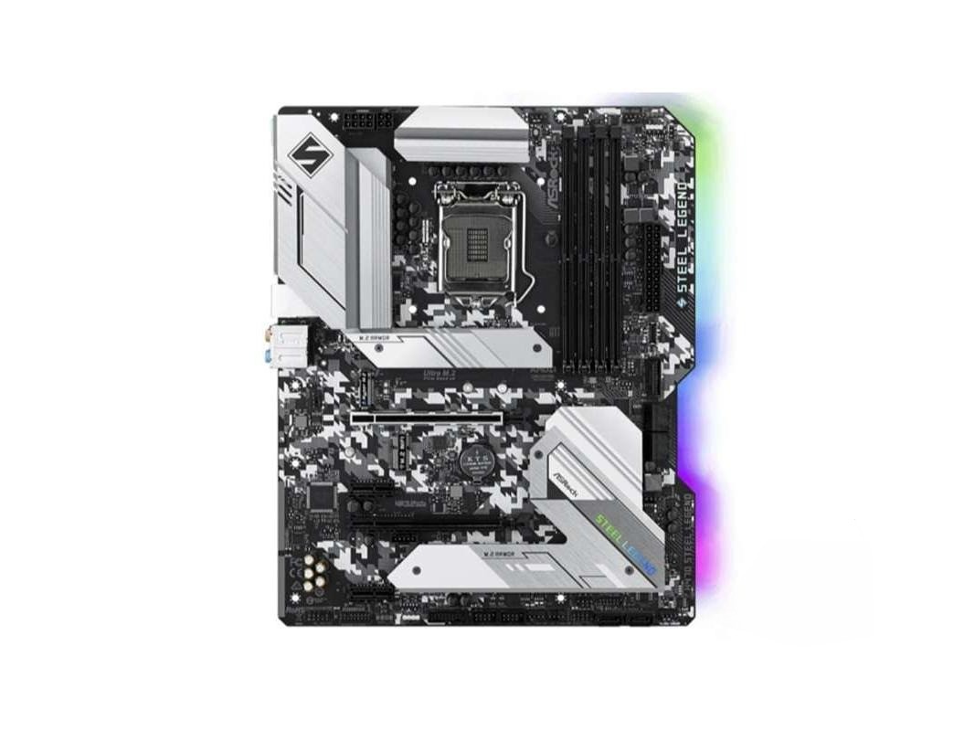 For ASRock H470 Steel Legend motherboard LGA1200 DDR4 128GB HDMI+DP ATX Tested