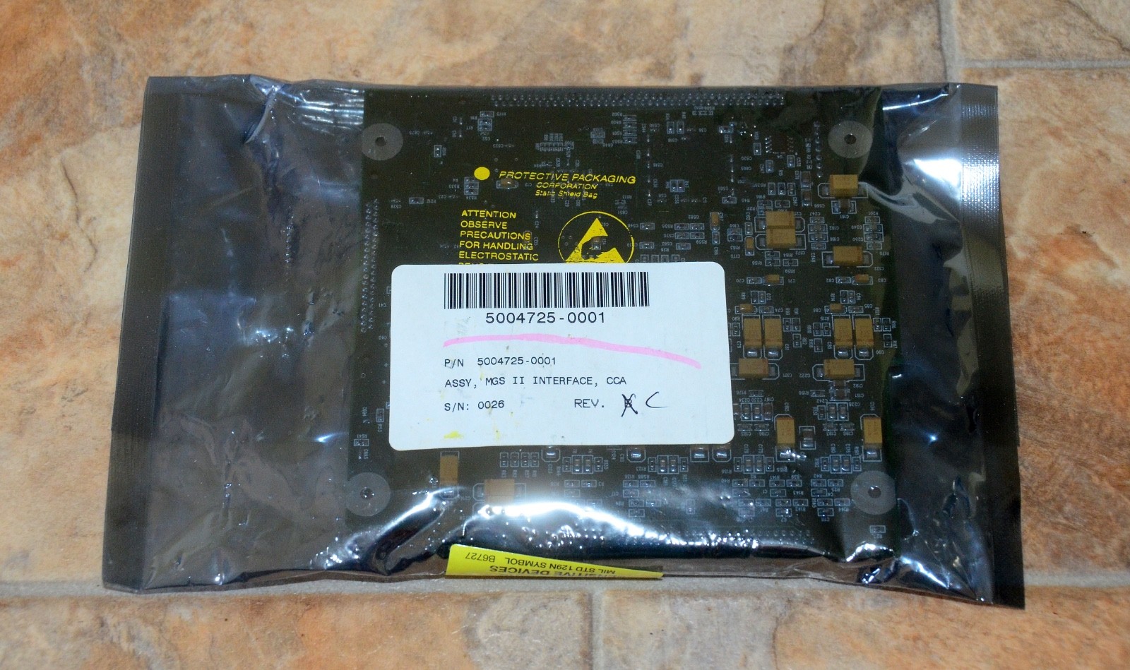 DRS AN/TAS-4X MGS II Interface CCA Circuit Board P/N 5004725-0001 Qty Available