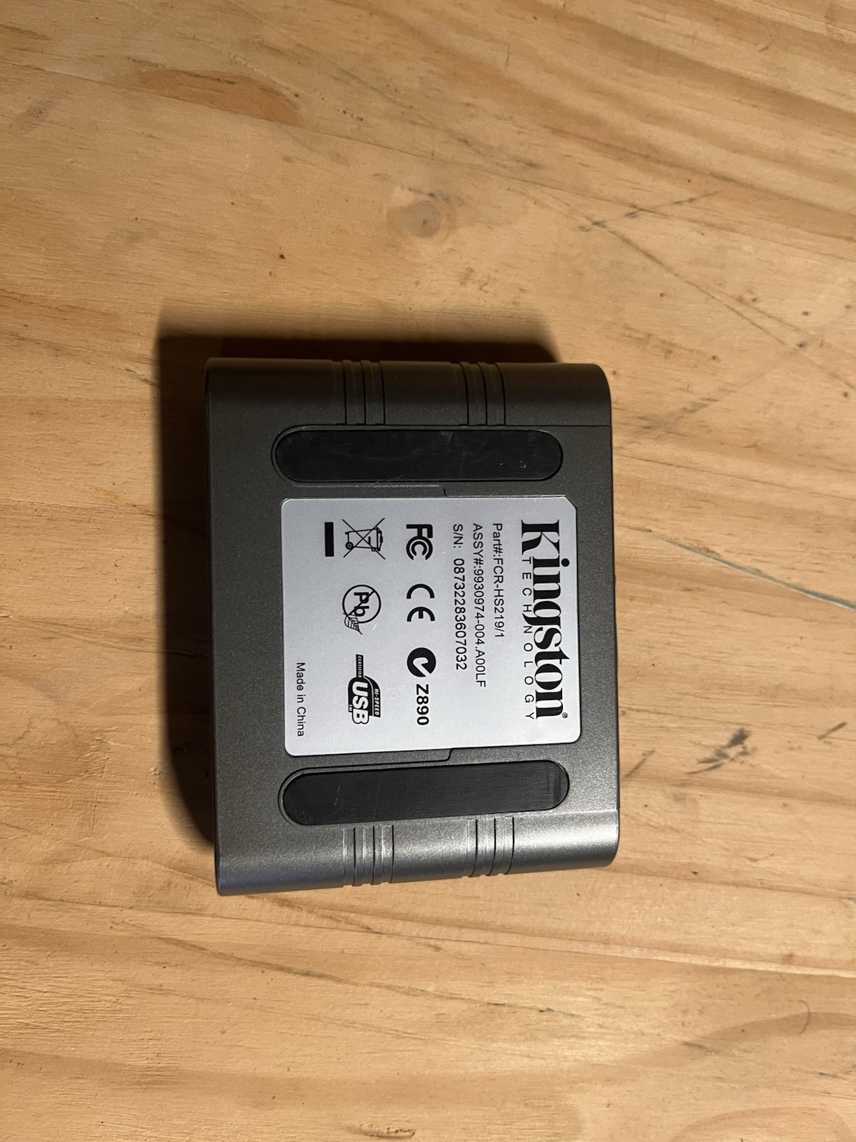 Kingston Technology Part FCR-HS219/1 High Speed Usb Adapter