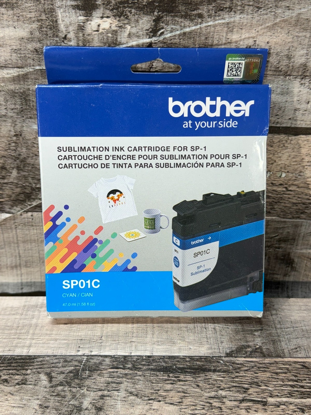 Brother Genuine Sublimation Ink Cartridge Cyan (SP01C)