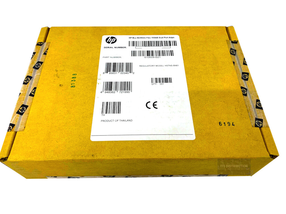 610609-B21 I HP NC552m 10Gigabit Network Card - PCI Express x8 BRAND NEW
