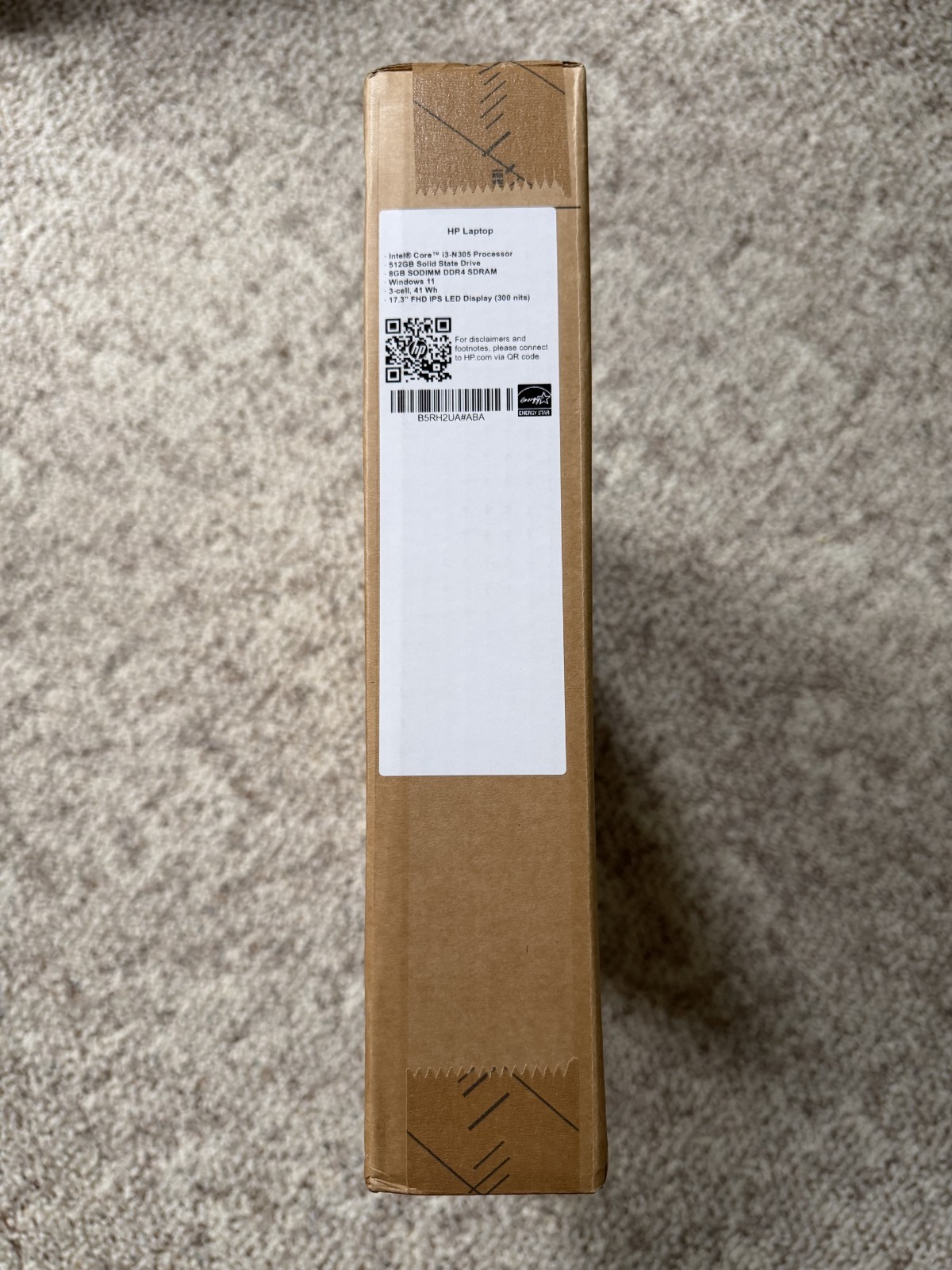 HP 17-cn3083st 17.3" Full HD Laptop Intel Core i3-N305 Windows 11 8GB/512GB SSD
