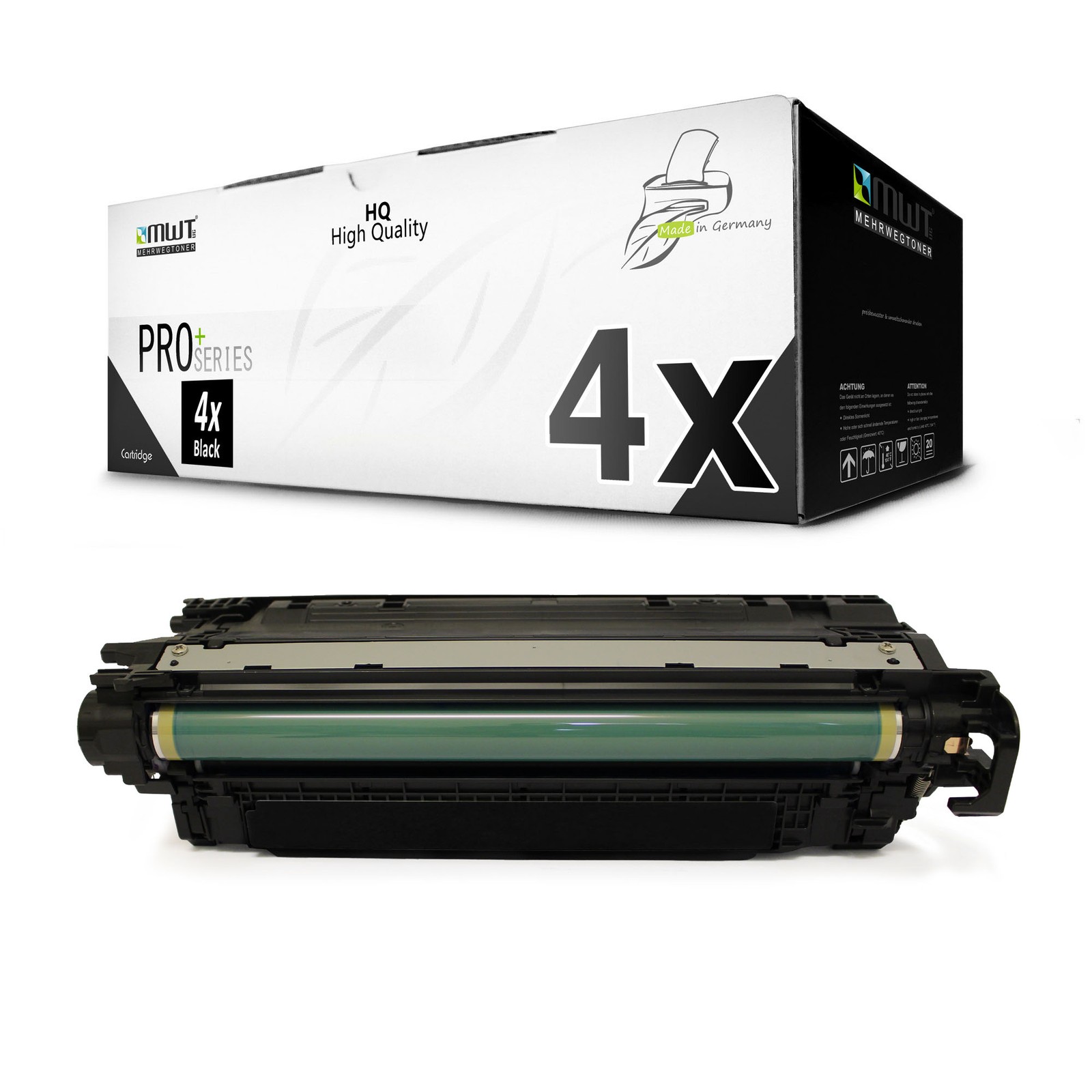 4x MWT PRO Toner BLACK Compatible With HP LaserJet Enterprise 700 651A