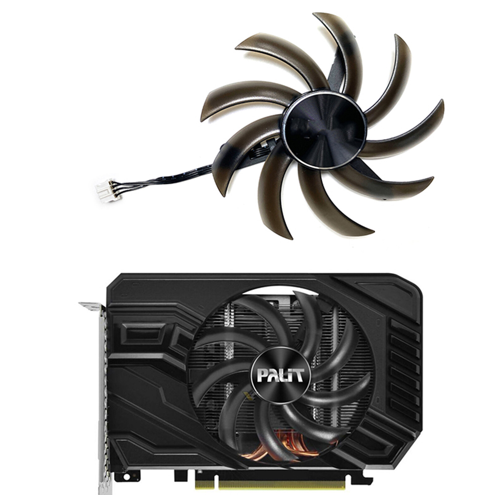 Graphics Card Cooling Fans for PALIT RTX2060/GTX1660/1660TI/1660S Spare Part