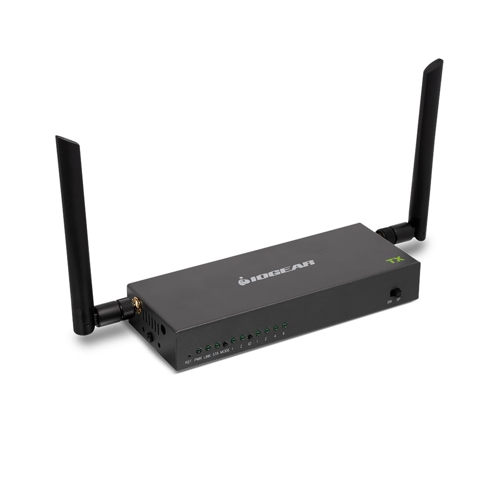 IOGEAR Long Range Wireless 4K HDMI Transmitter Only – 600ft Line-of-Sight, IR