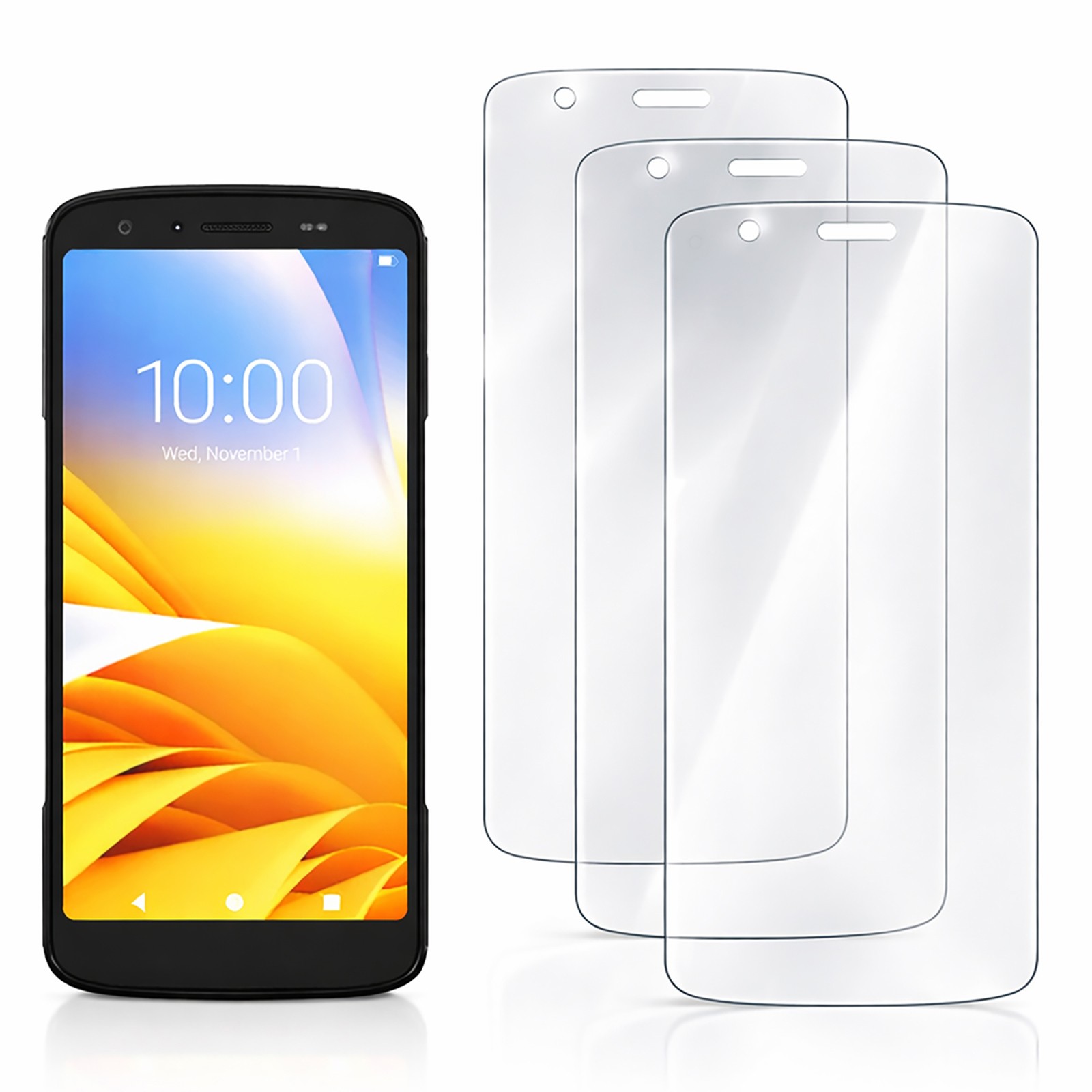 3Pcs Tempered Glass Screen Protector for Zebra Symbol TC22 TC27 Barcode Scanner