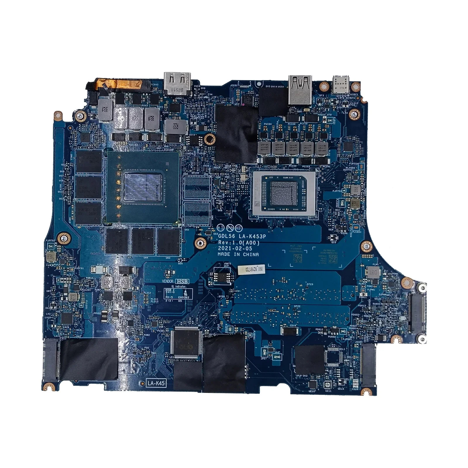 For DELL G15 5515 Alienware M15 R5 LA-K453P Motherboard 0F8CRX 0WK6YJ 066VKM