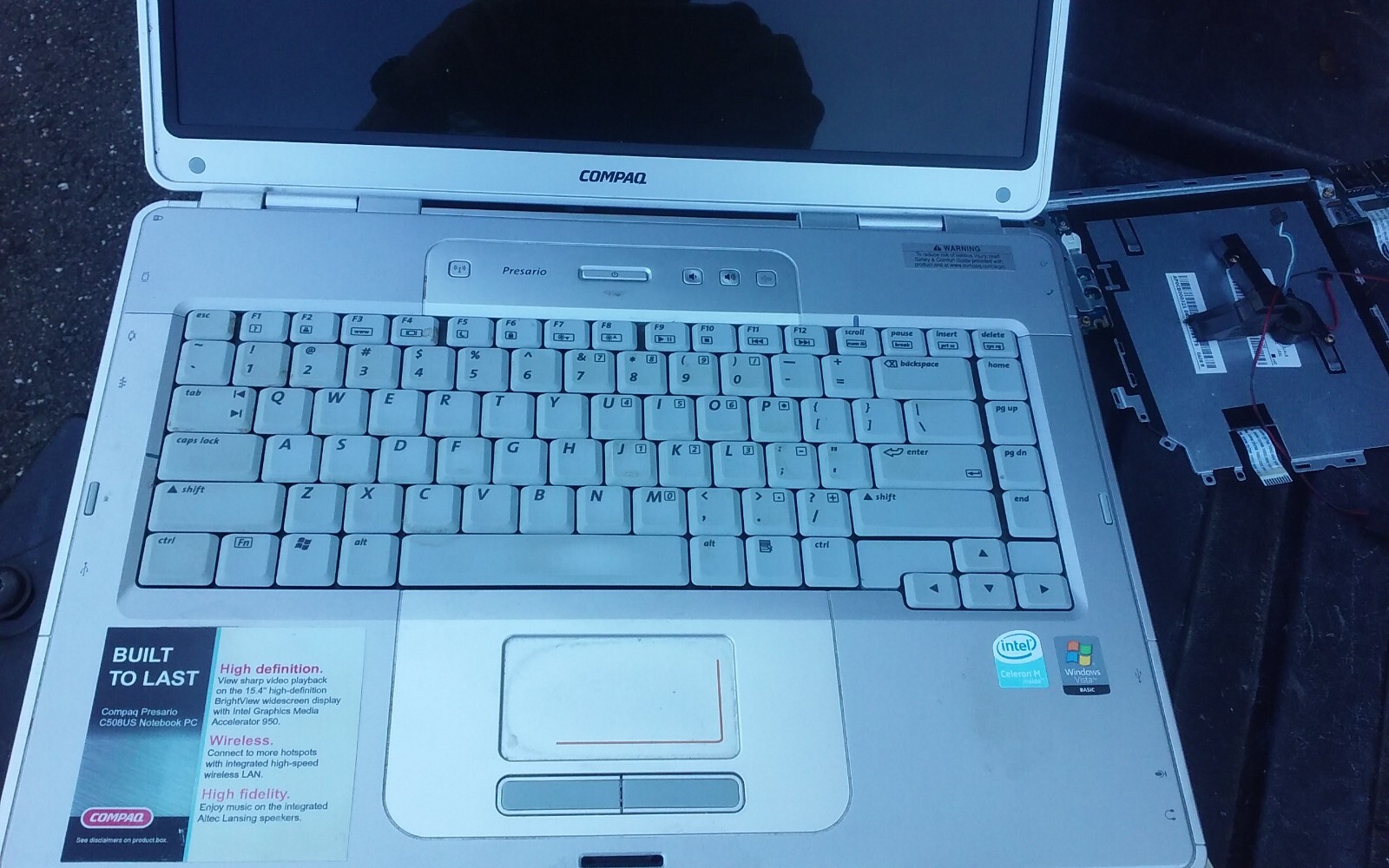 single Compaq Presario C508us single keycap