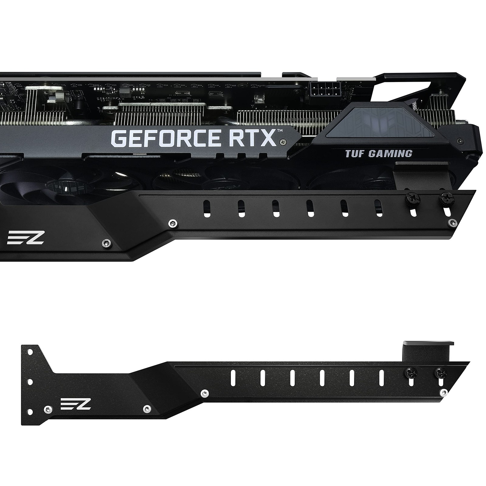 EZDIY-FAB 309EZ GPU Video Card Holder Support Bracket Aluminum Black