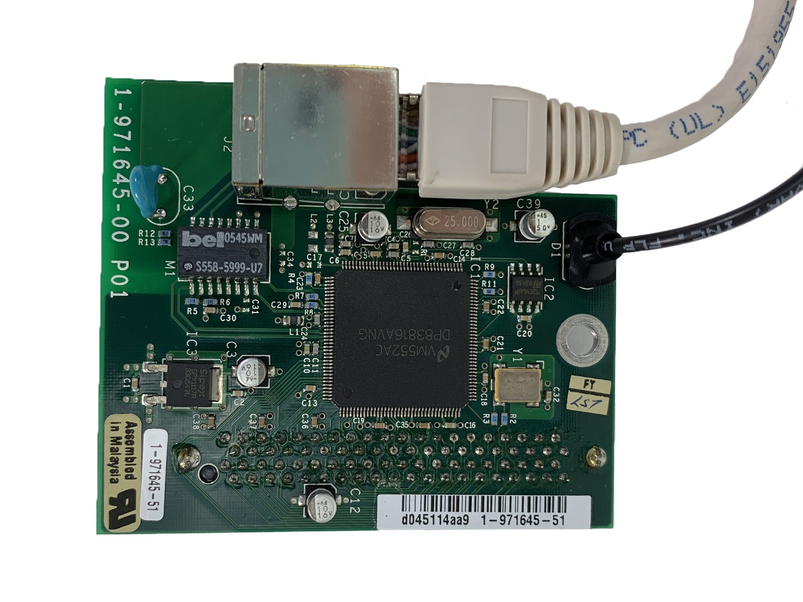 Genuine EasyLan Ethernet Interface Board for Intermec PF PM PX Label Printers