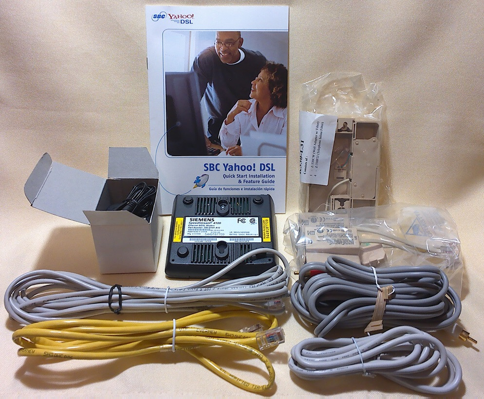 NEW Siemens Speedstream 4100 Ethernet ADSL Modem 060-D141-A39 