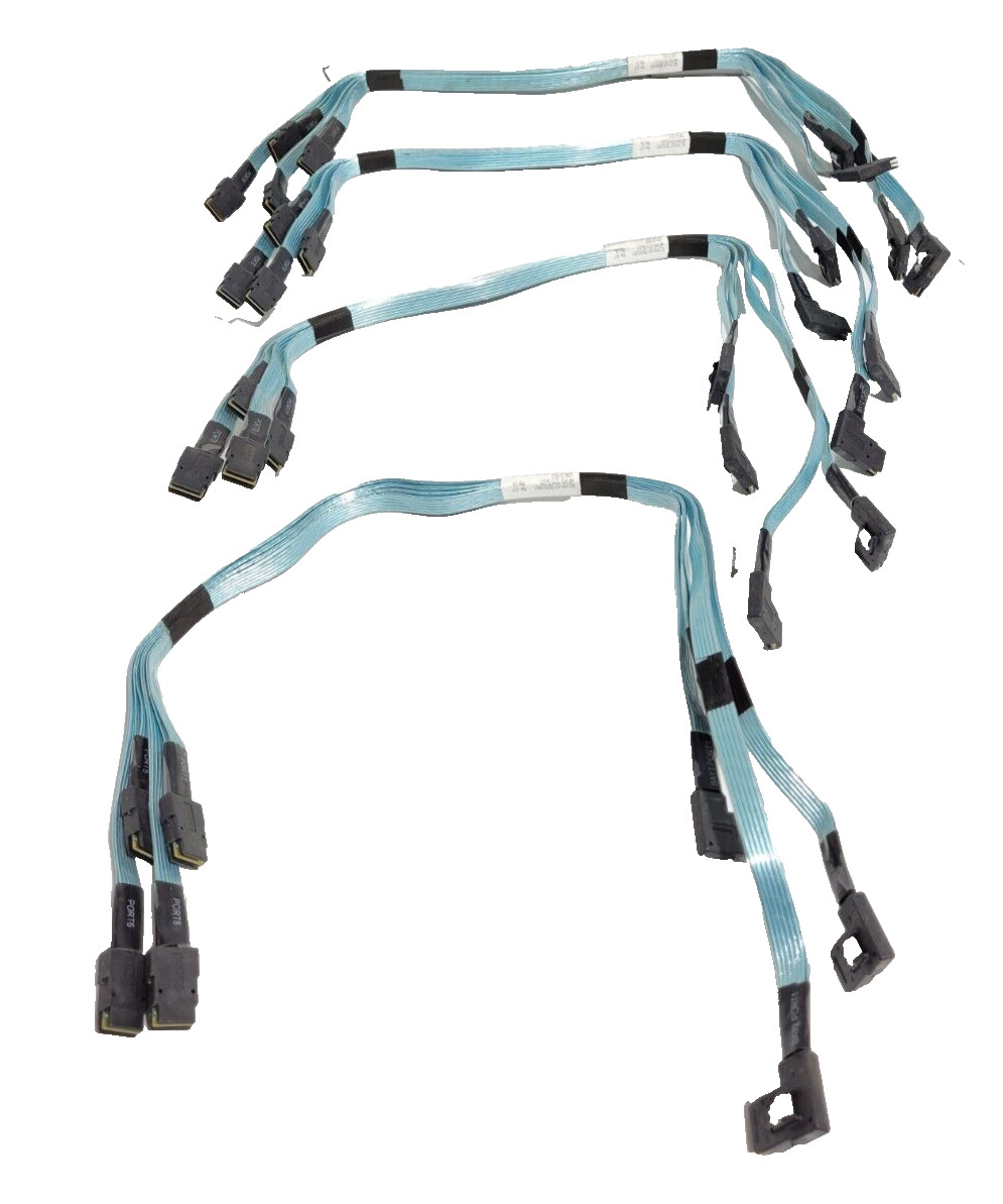 LOT OF 4)-  HP 781579-001 4x4 Mini-SAS Cable SAS Expander To SFF Cage 784629-001