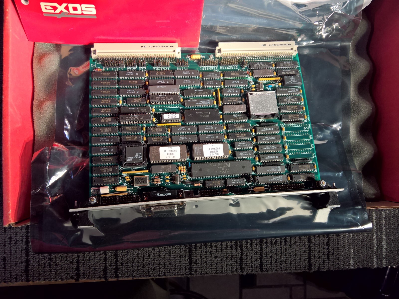 NIB NOS VINTAGE Excelan EXOS 302 VME Ethernet Network Card 10base2 MICRODYNE