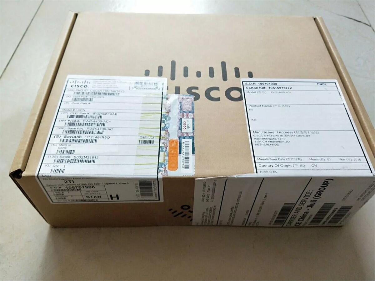 1pcs New Cisco PWR-4430-AC AC Power Supply for Cisco ISR-4430 fast shipping