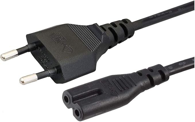 EU Europe AC Power Cord Cable Plug 1.5m , 4.9 ft. SET of 100