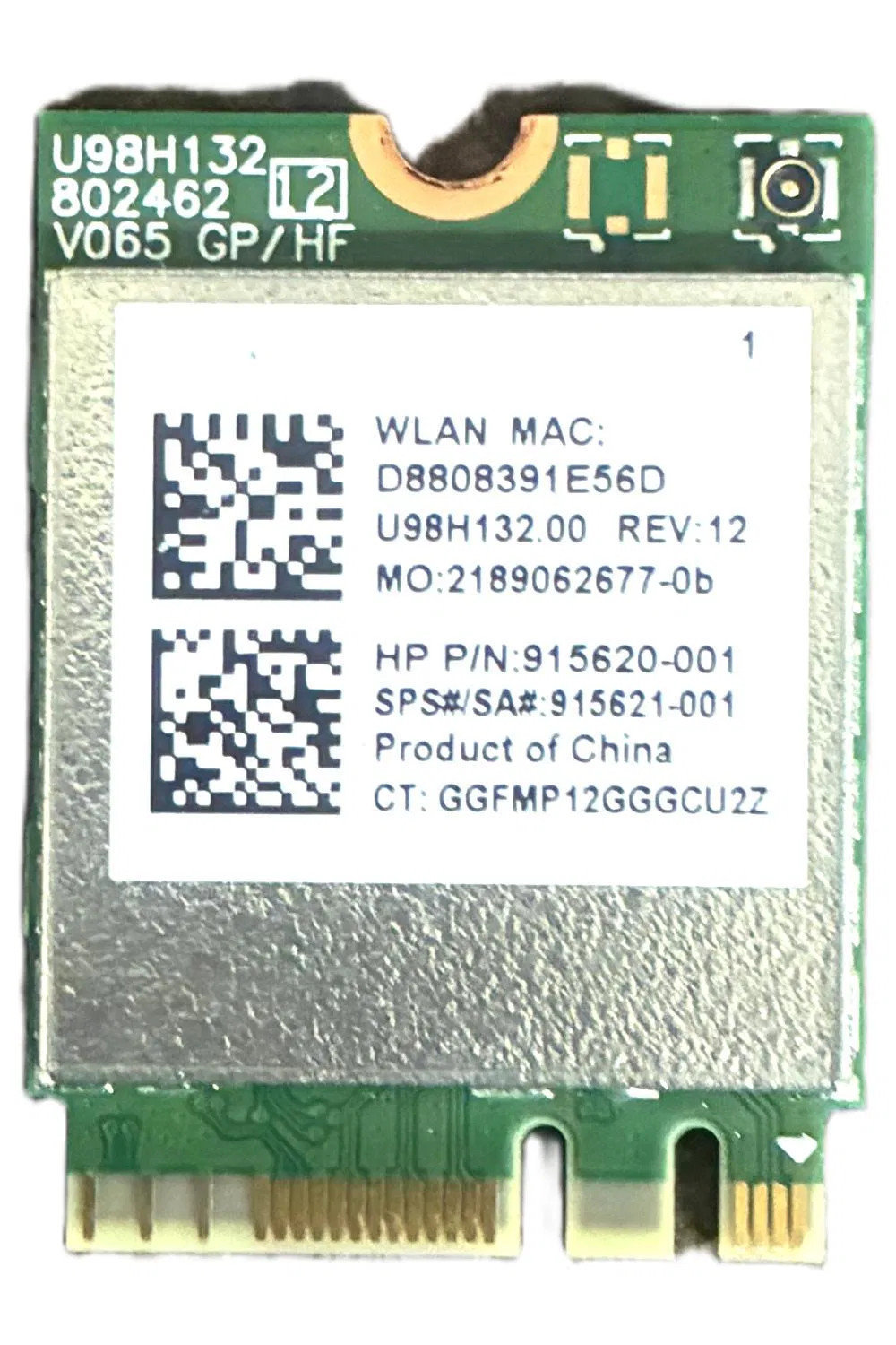 Realtek Model RTL8821CE WIFI card