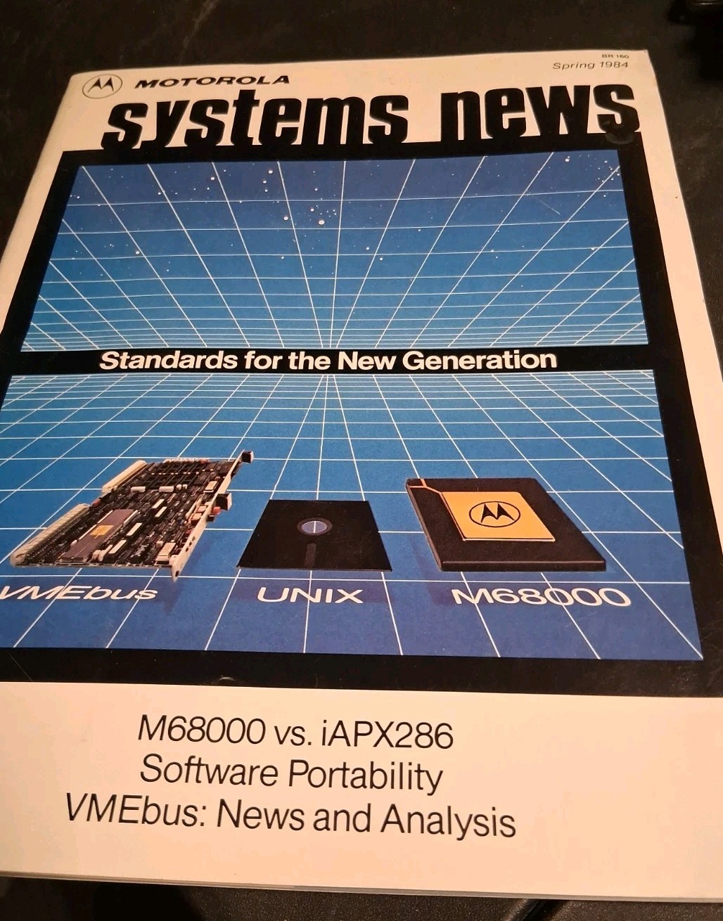 VINTAGE 1984 RARE MOTOROLA NEWS M680000/UNIX/VMEbus