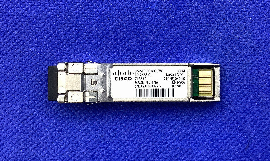 DS-SFP-FC16G-SW Cisco 16 Gbps Fibre Channel SW SFP LC AK 10-2666-01