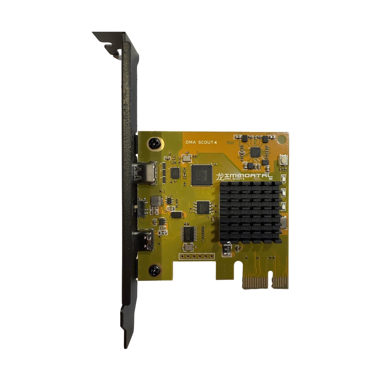 IMMORTAL DMA Card (XC7A35T) – PCILeech Compatible FPGA Board | USB-C/PCIe