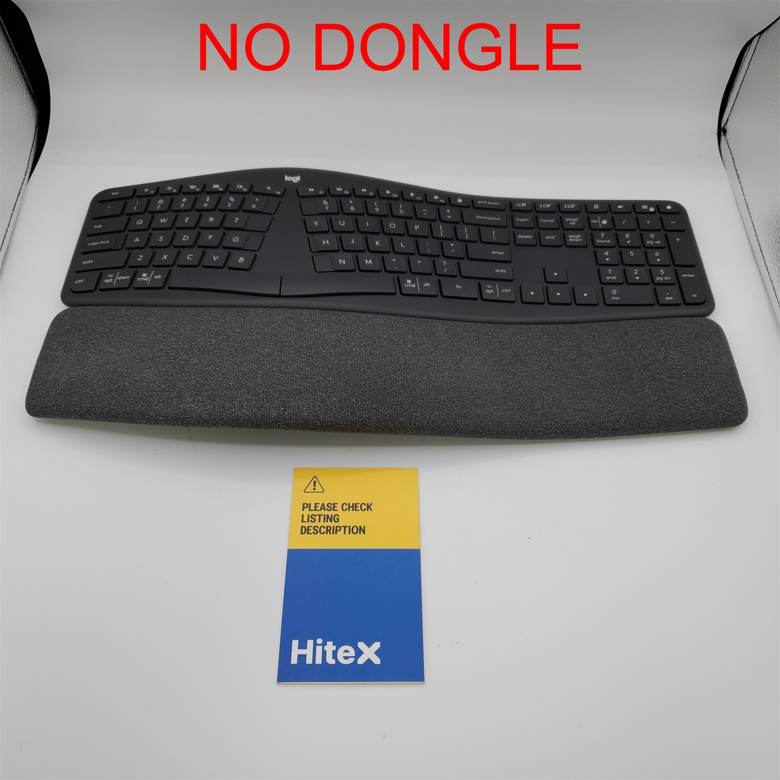 Logitech Ergo K860 Wireless Ergonomic Keyboard, Black [920-009166] *NO DONGLE*