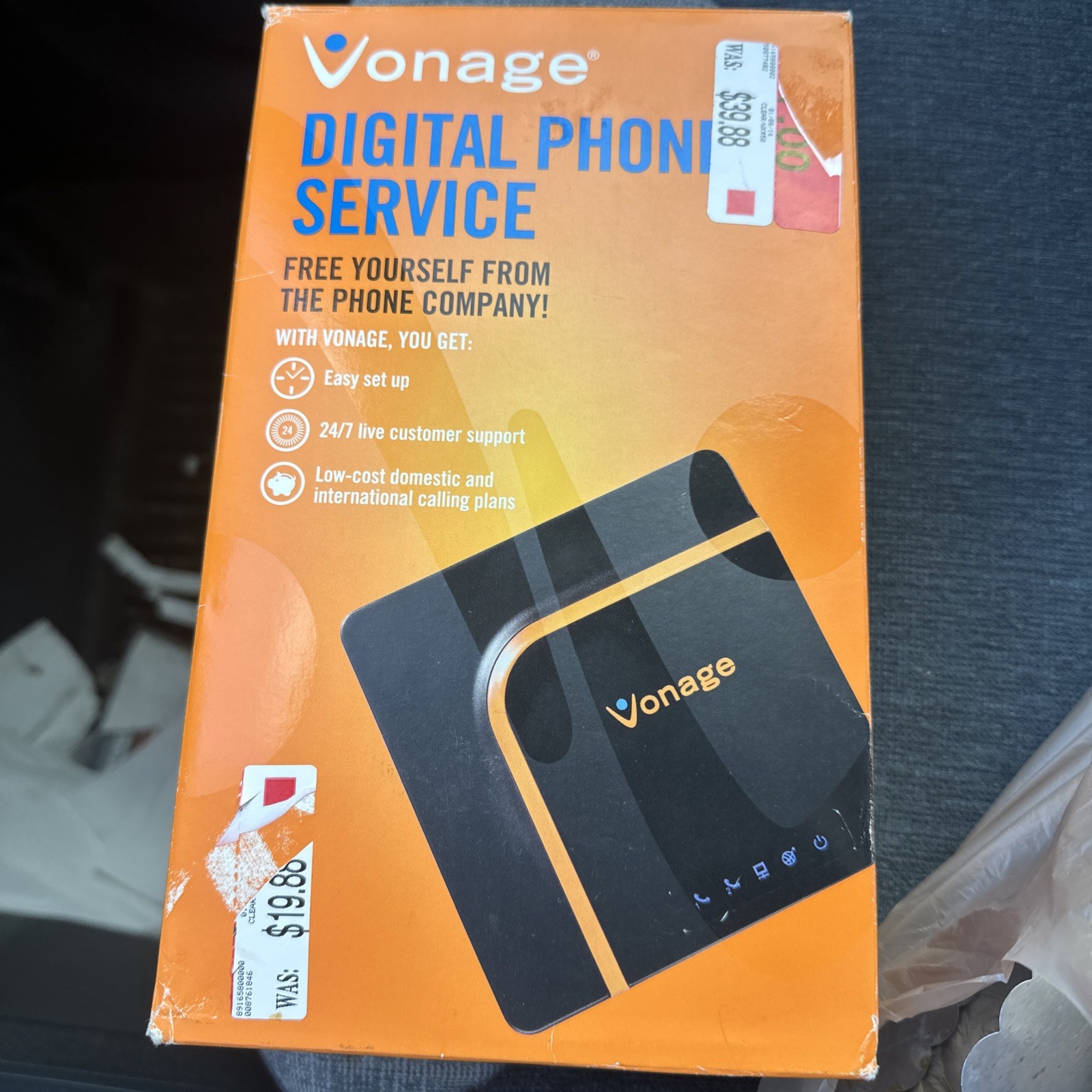 Vonage VDV22-VD Wired Router Home Phone Service